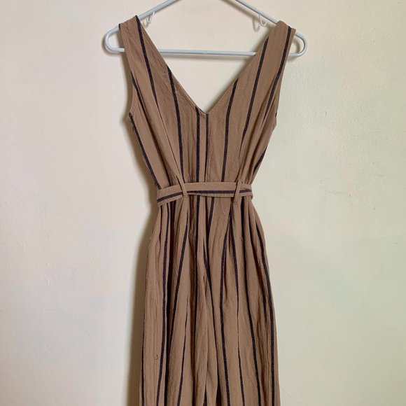 Mod Ref The Matilda Navy/Tan Jumpsuit - Picture 9 of 9